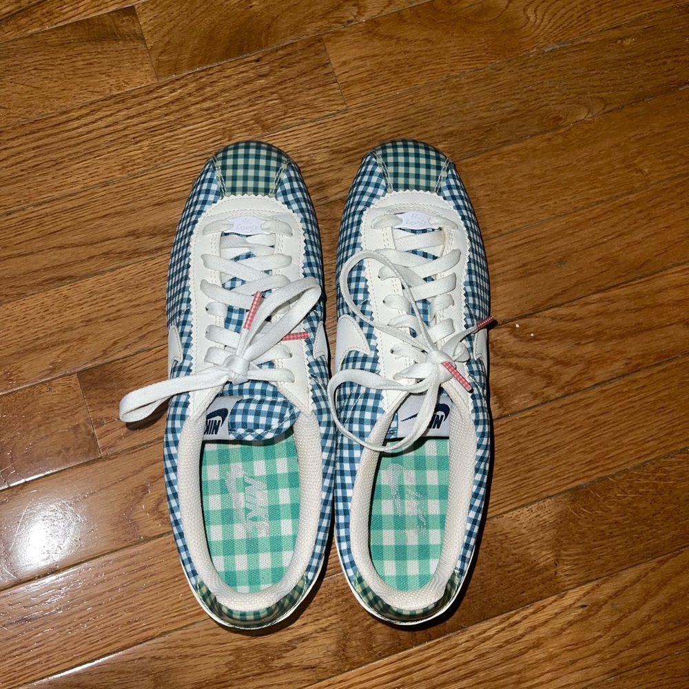Gingham Nike Cortez size 11 - Picture 3 of 6